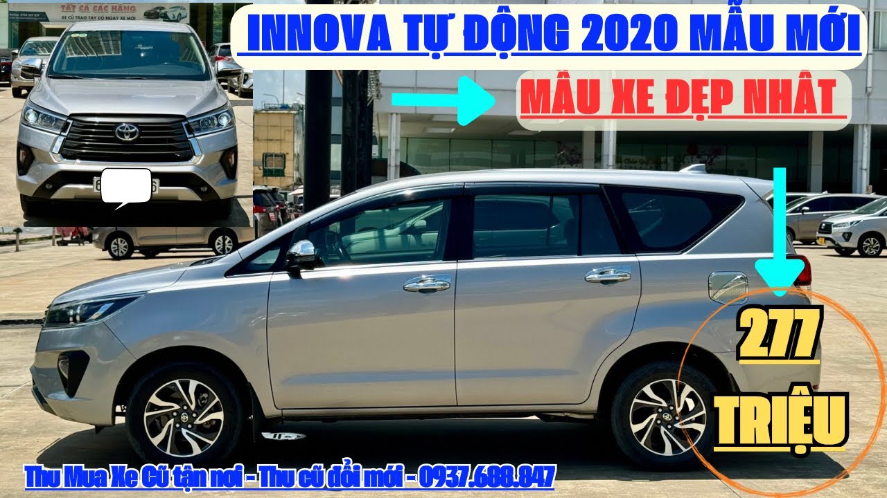 Toyota Innova 2020 Tự động, Mẫu Mới 2021, Chỉ với 277 tr | Innova 2021 tự động 2.0g, Toyota Tân Cảng