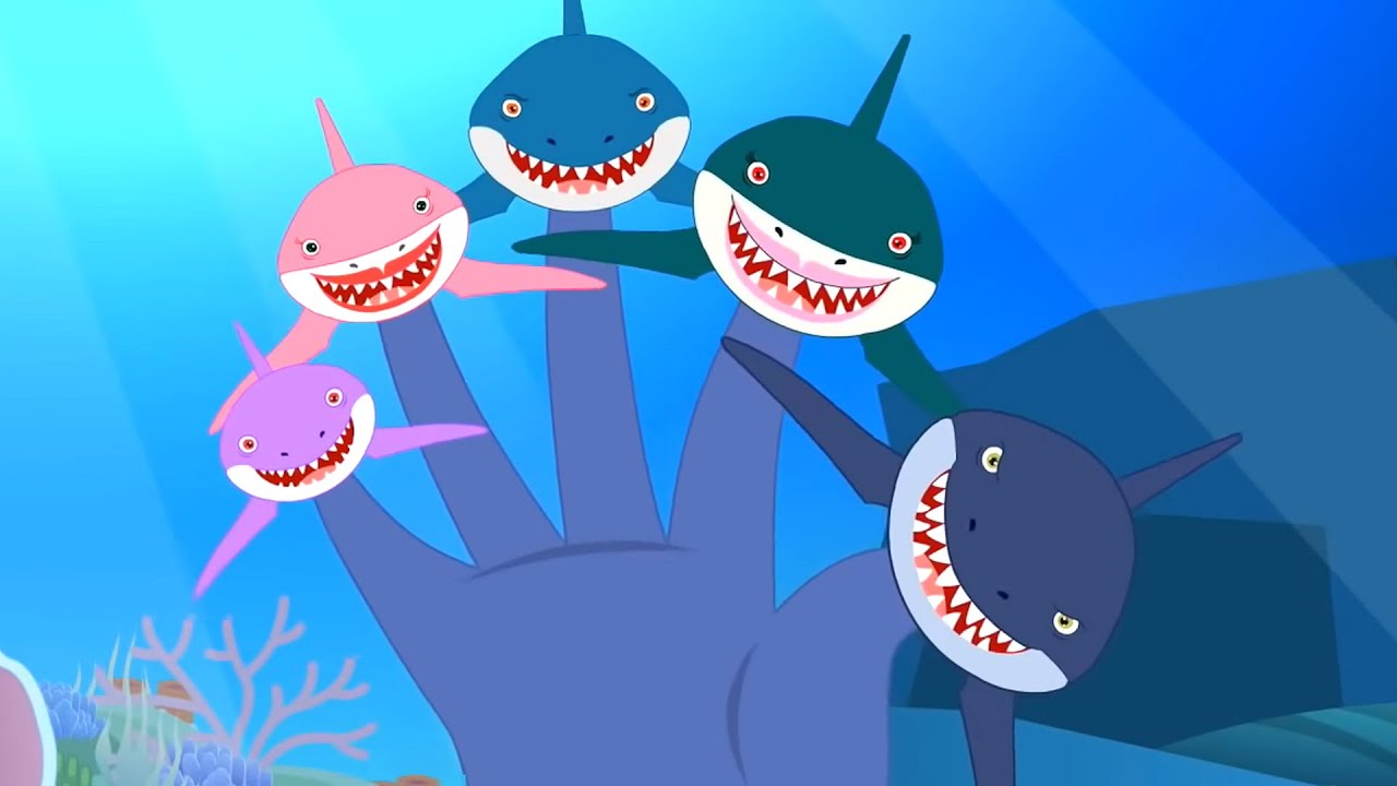 Shark Finger Family | Baby Shark Song | Nursery Rhymes and Baby Song | Cartoons for Children