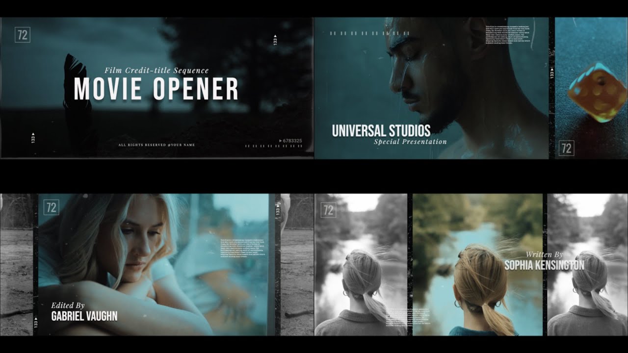 Free Suspense Movie Trailer Horror Film Opening Credits Slideshow Video Template - FlexClip