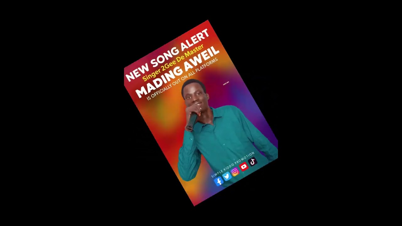 Mading Aweil by 2 Gee De Master is officially out. 
