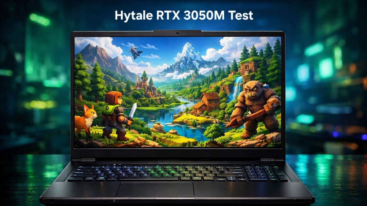 Hytale no ASUS TUF 15 – RTX 3050 i5 12500H (Gameplay/Teste)