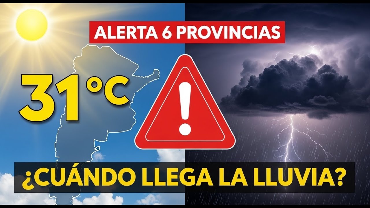Tormentas fuertes en camino: Tu provincia está en alerta? ⚠️ Clima HOY