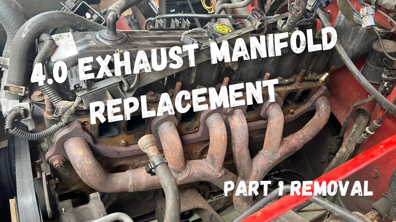 Jeep 4.0 intake/exhaust manifold gasket & Exhaust manifold replacement PART 1