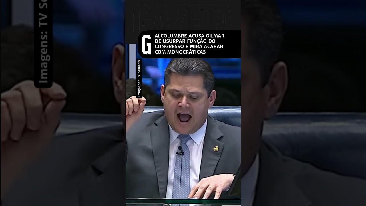 ALCOLUMBRE PEITA GILMAR MENDES e mira acabar com decis&otilde;es monocr&aacute;ticas