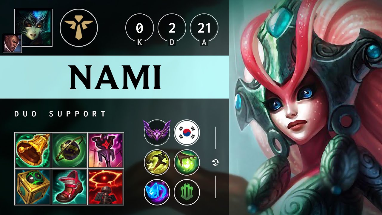 Nami Support vs Leona - KR Master Patch 25.13
