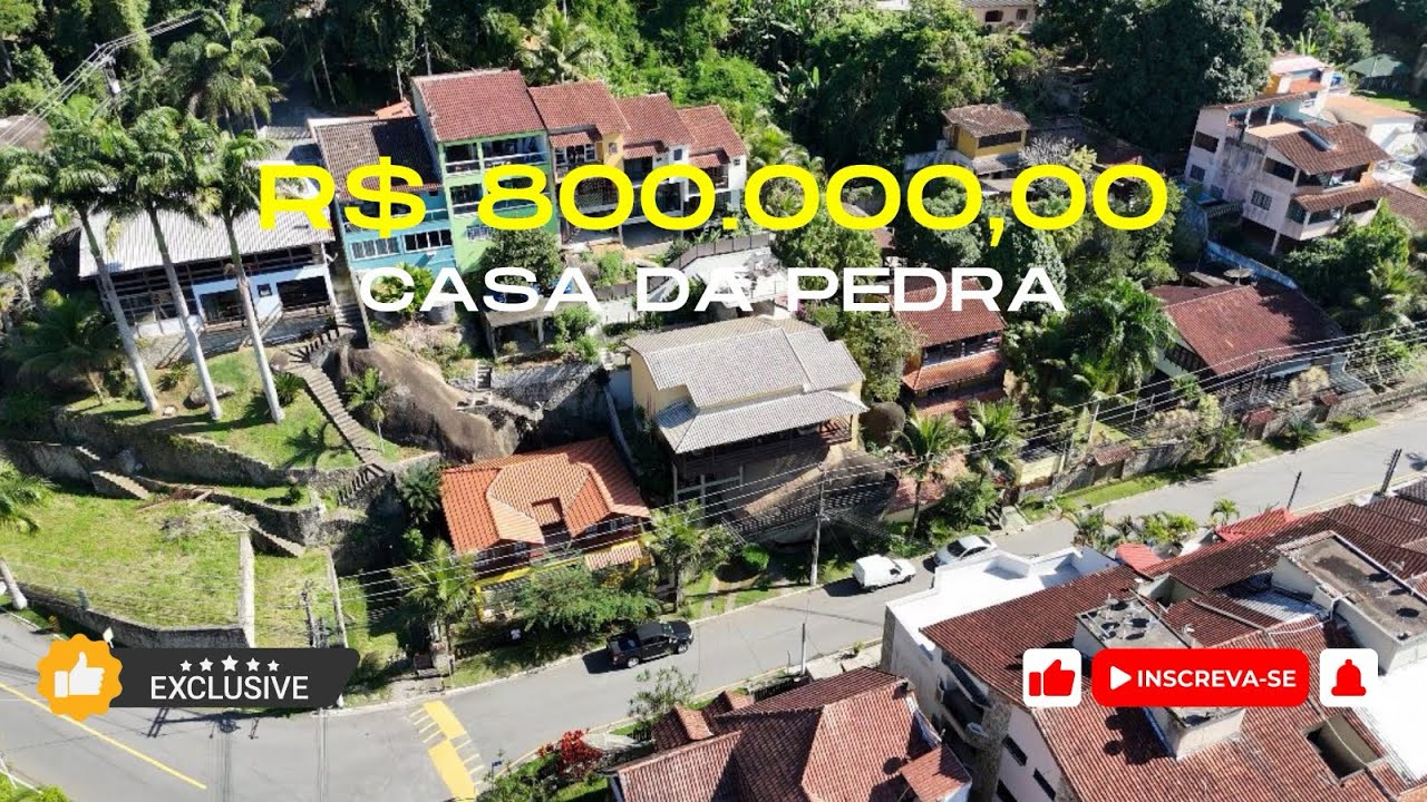 CASA DA PEDRA A VENDA - GARATUCAIA/ R$ 800.000.00 - ANGRA DOS REIS-RJ