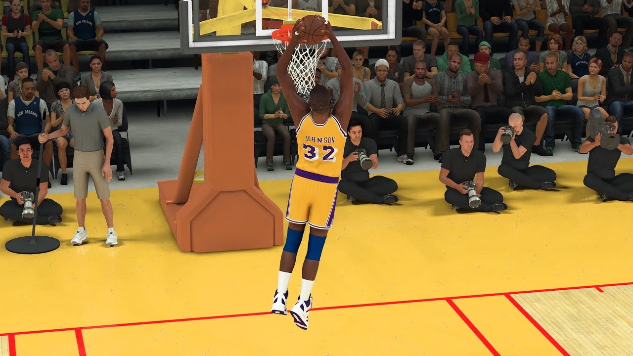 Magic Johnson and the 1991 lakers in 2k26 play now online 
