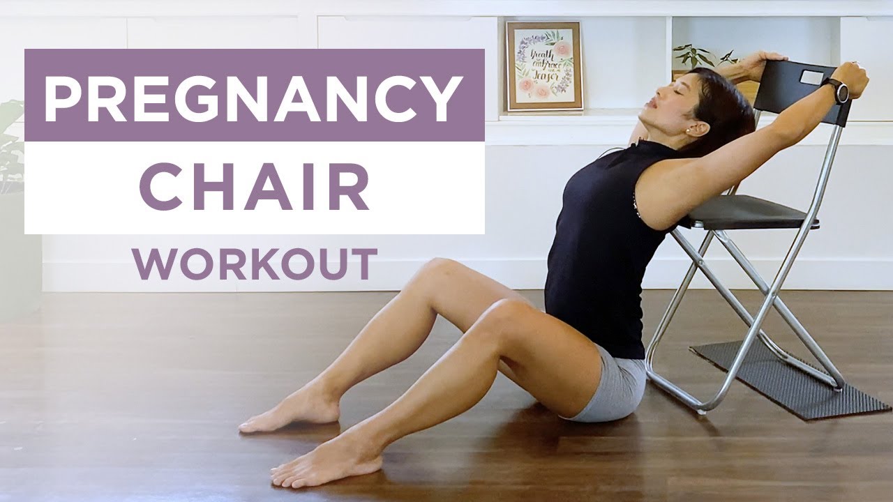 Pregnancy Beginner - Pilates Chair Workout - Trimester 1,2,3 - Gain endurance,  stability & strength