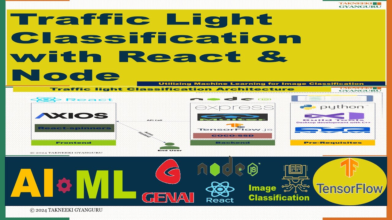 Traffic Light Classification with Node.js, React.js, TensorFlow, and COCO-SSD | AI ML Tutorial