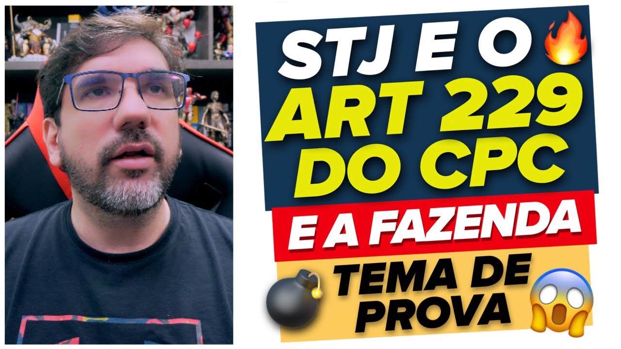 🔴😱 CUIDADO COM ESSE TEMA DE PROVA: STJ, ART 229 E FAZENDA PÚBLICA - INFO 723 | PROF UBIRAJARA 🔴