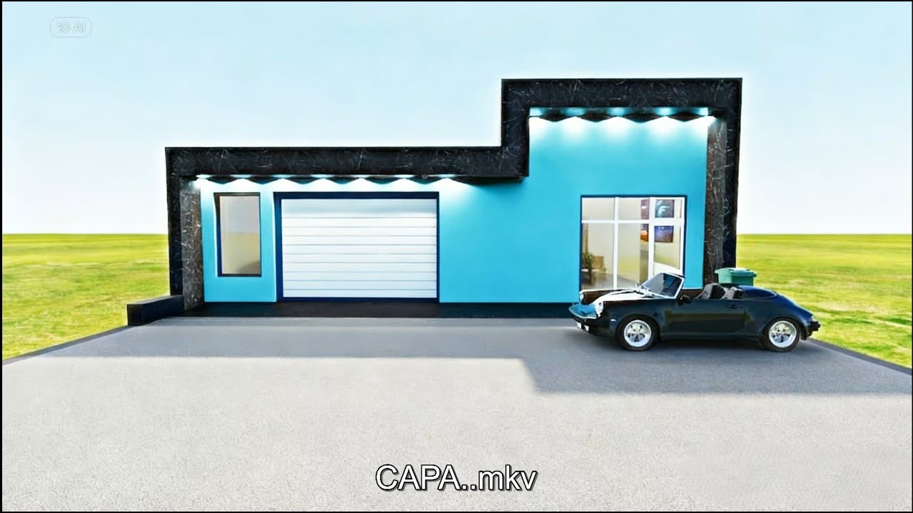 PROJETO 3D DE CASA MOBILIADA DE 312,2M².