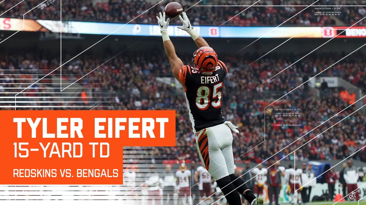 A.J. Green Fights for a First Down & Tyler Eifert's TD Catch! | Redskins vs. Bengals | NFL