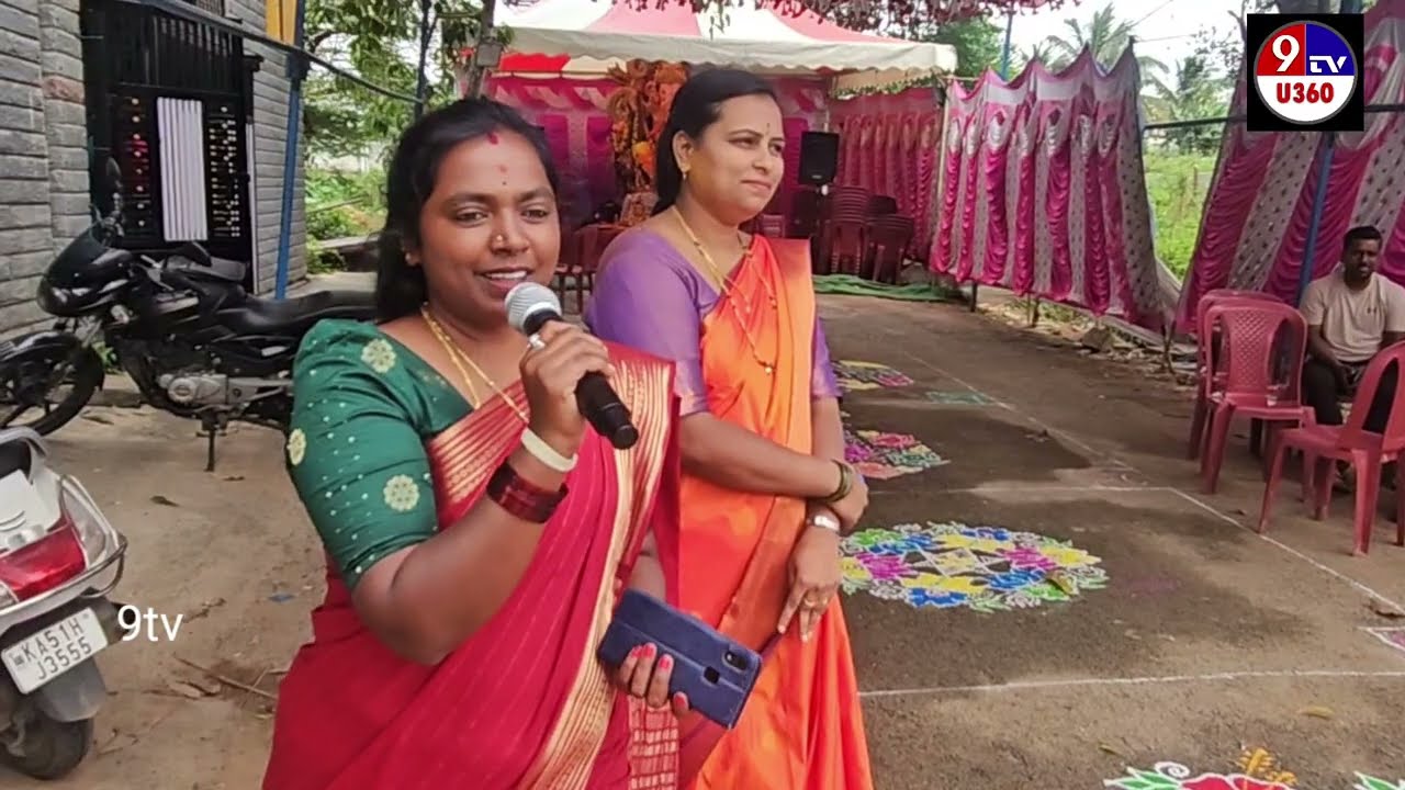Traditional Rangoli Competition | Beautiful Muggu Designs | Cultural Event 9tv