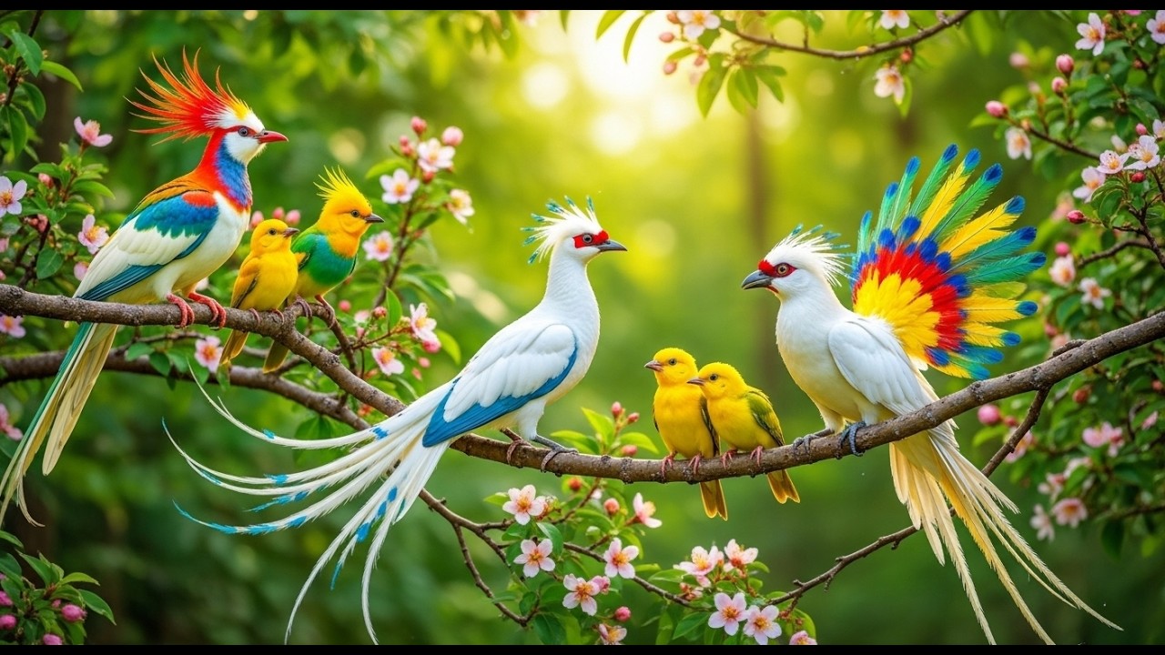 Natural Bird Sounds for Restore Peace, Relax & Recenter, Ease Worry — Tranquil Bird Sounds