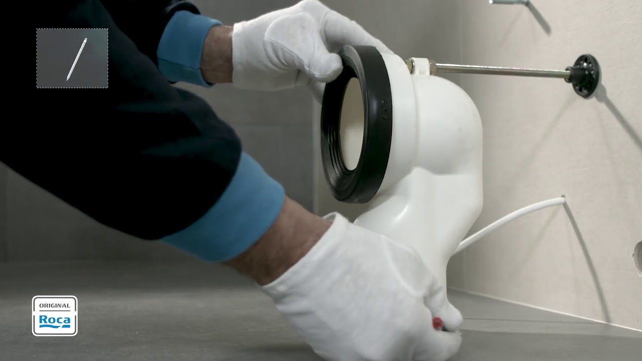 Roca In Wash® Inspira installatie douchewc staande toilet Frissebips