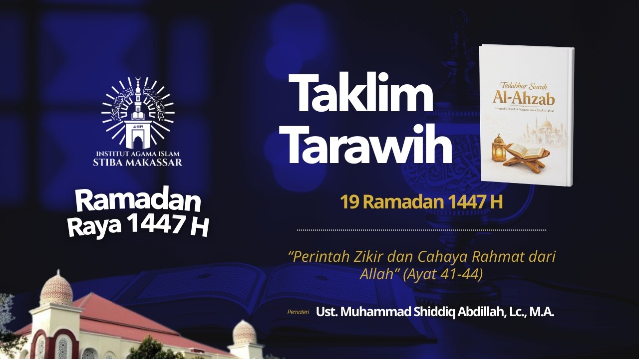 TAKLIM TARAWIH 19 Ramadan 1447 H