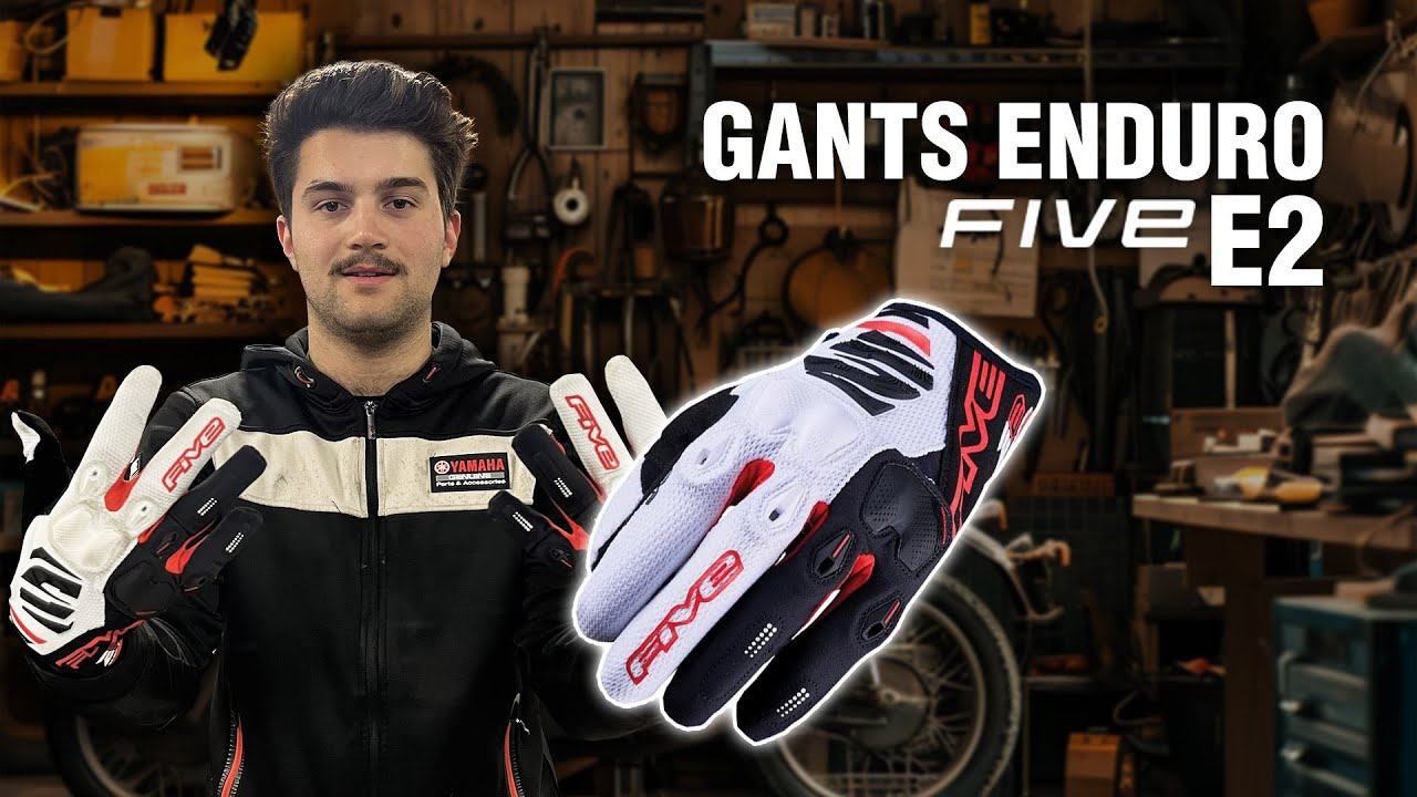 Test des gants enduro FIVE E2 par Morgan de Moto Axxe Royan
