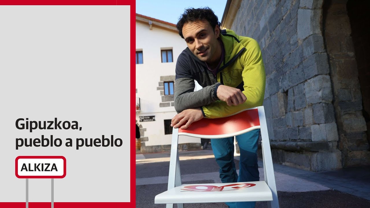 En Alkiza vive Julen Hernández. No cambia la tranquilidad de su pueblo 
