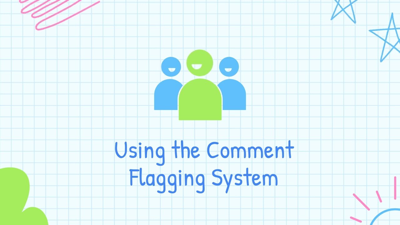 Using the comment flagging system.