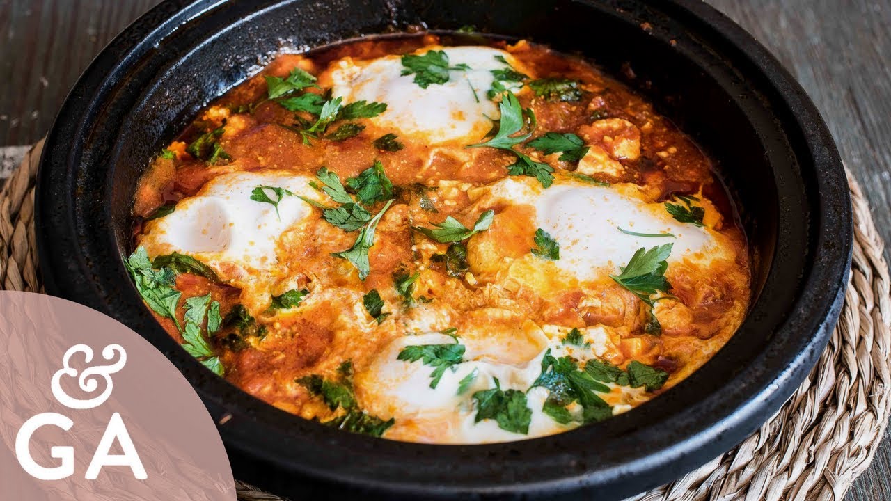 SHAKSHUKA | HUEVOS AL PLATO con queso feta 🍳 | Receta Persa