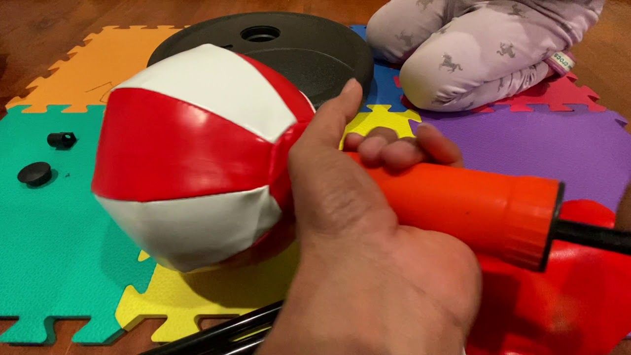 Unboxing whoobli Bullseye Adjustable Punching Bag Set