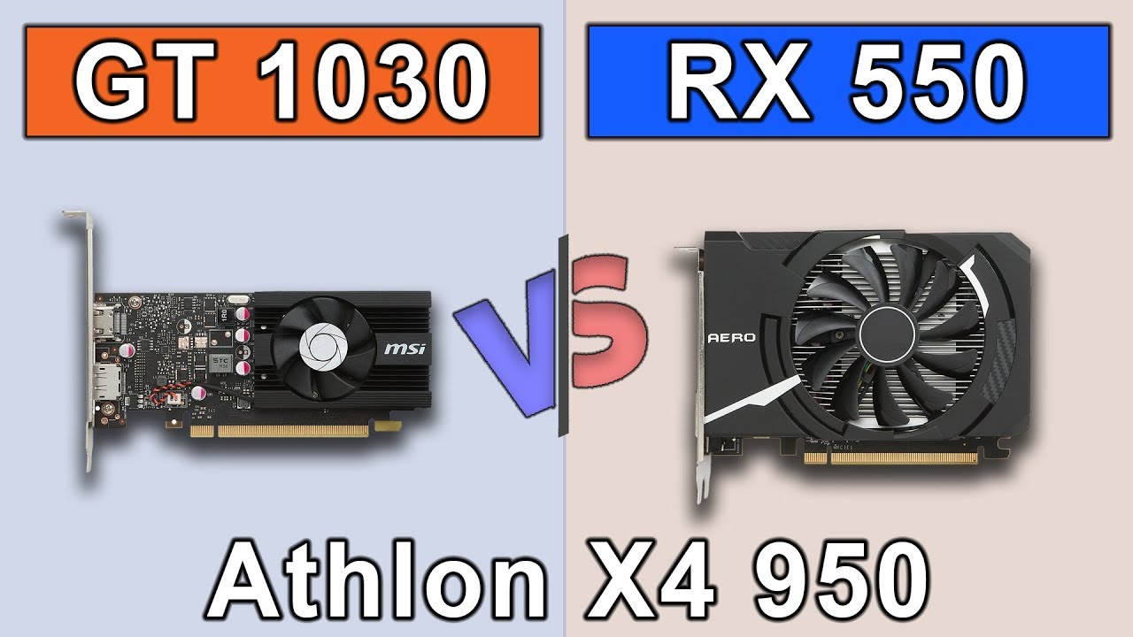 GT 1030 vs RX 550 | Athlon X4 950 | Which is Better Budget Combo...???