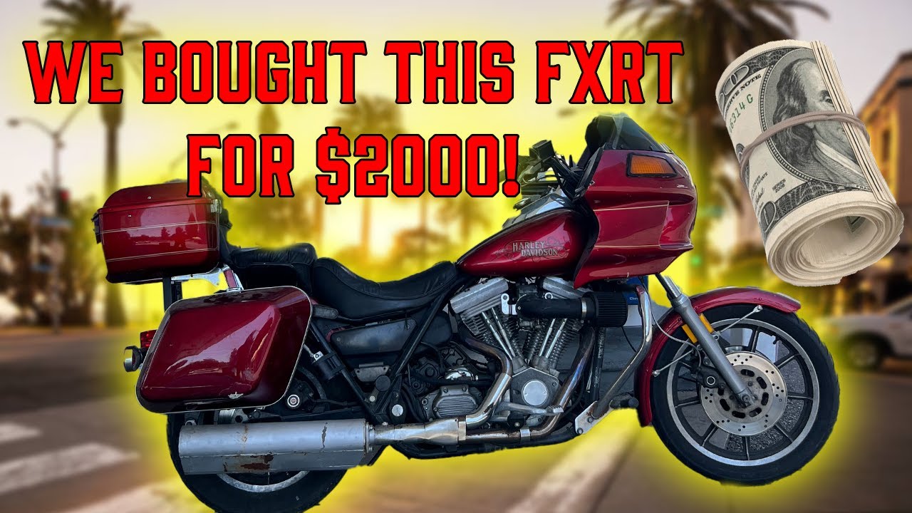 My New $2000 1989 Harley FXRT!!