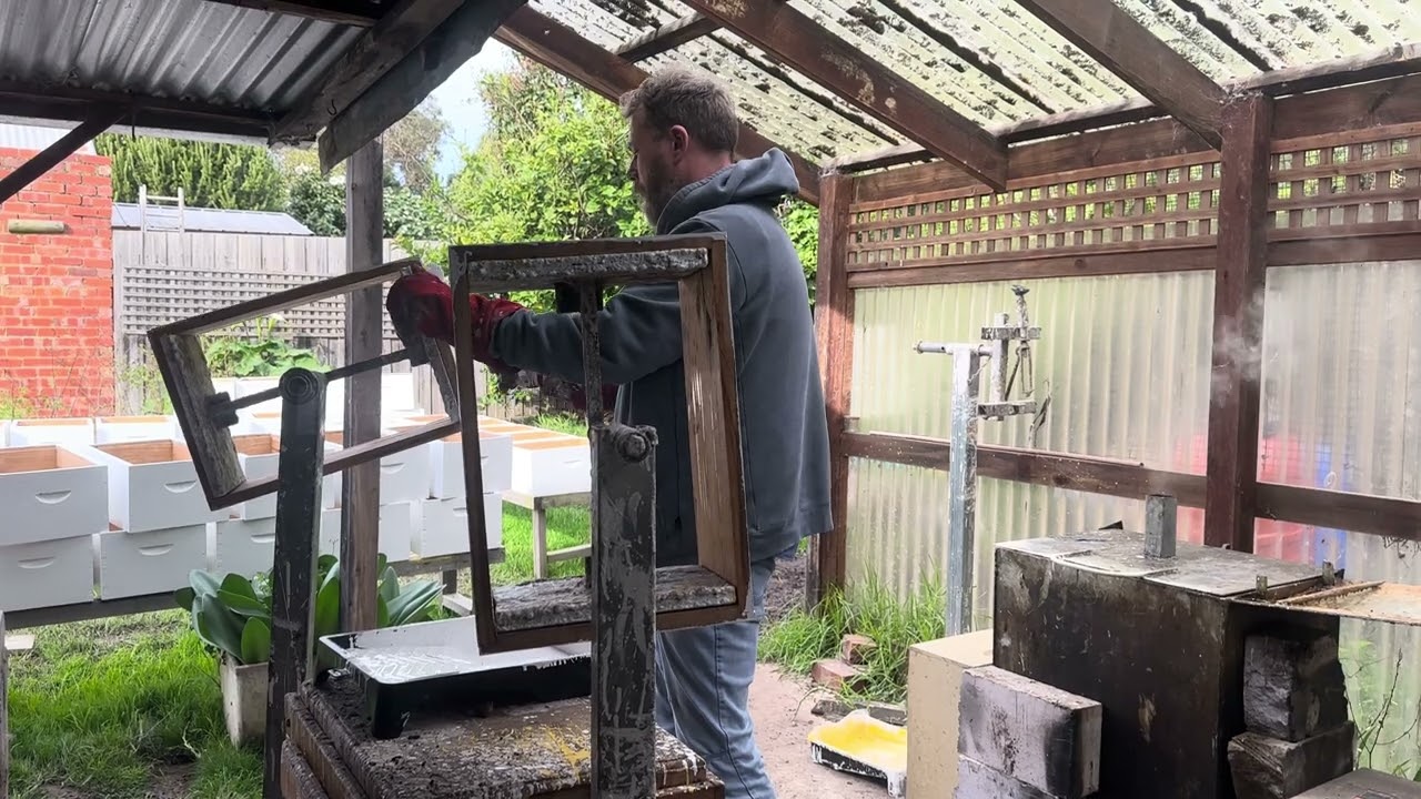 Wax Dipping Bee Hive Boxes