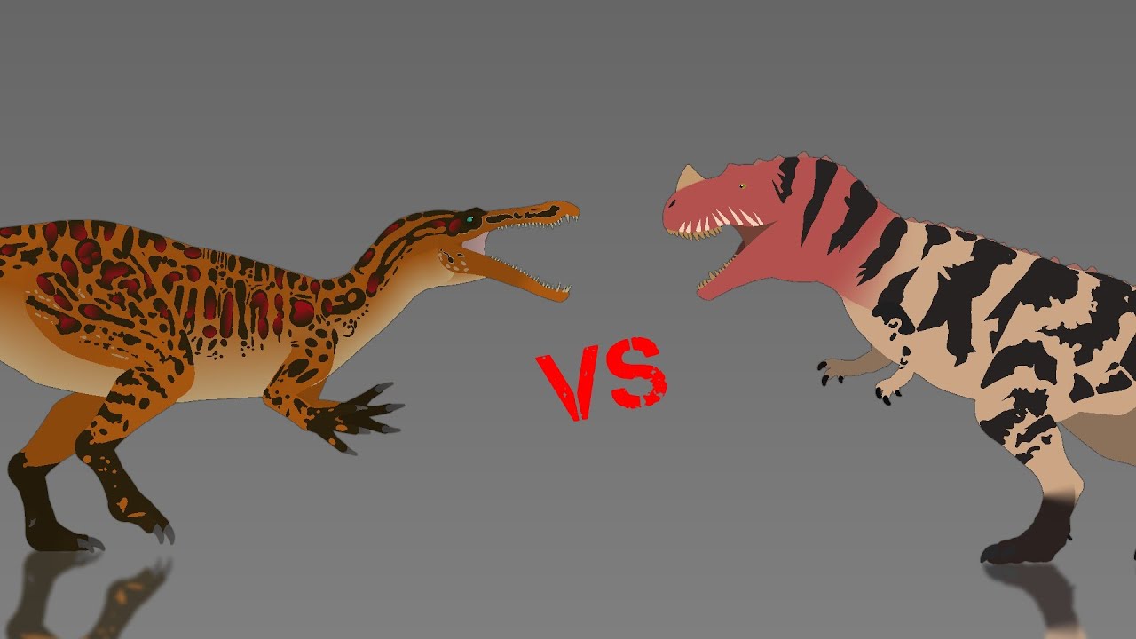Ceratosaurus JP3 VS Suchomimus JWCT | Stick Nodes Animation | JEFF