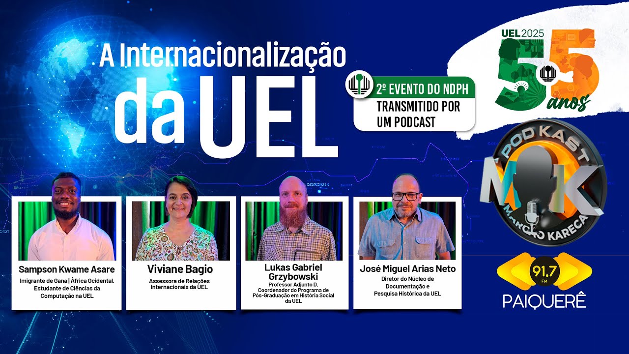 A INTERNACIONALIZAÇÃO DA UEL! Podcast Marcão Kareca #182