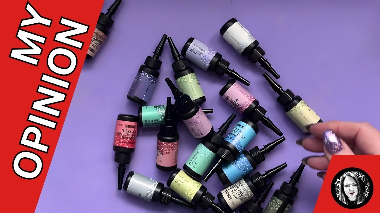 #249  Testing ALL 24 Glitter UV Resin Diamond Dust from the Temu craft range