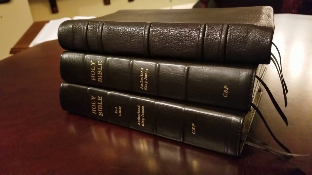 Church Bible Publishers Turquoise Comparison - Red vs. Black Letter vs. Older India Paper - Review