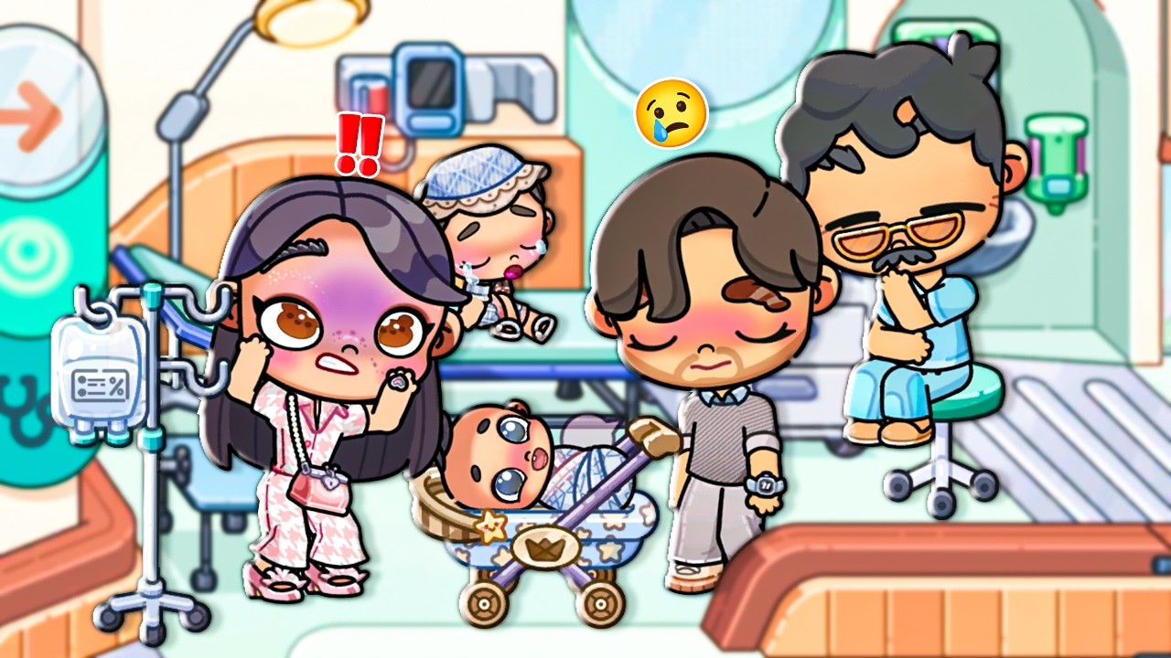 BÉBÉ IRIS À L'HÔPITAL AUX URGENCES 🚑 DANS AVATAR WORLD ! MISS QUEEN 👑