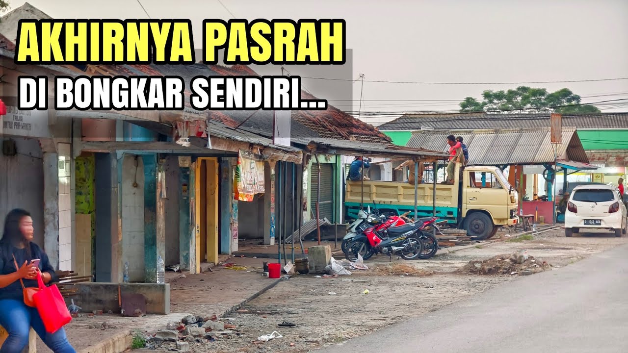 Viral Subang‼️Akhirnya Bongkar Warung Sendiri Warung Warung Tanpa Izin Pinggir Jalan Propinsi