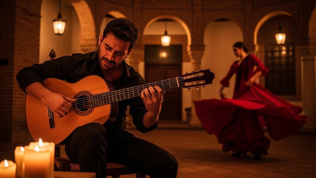 Best Deep Romantic Flamenco | Warm Guitar for Night Relaxation