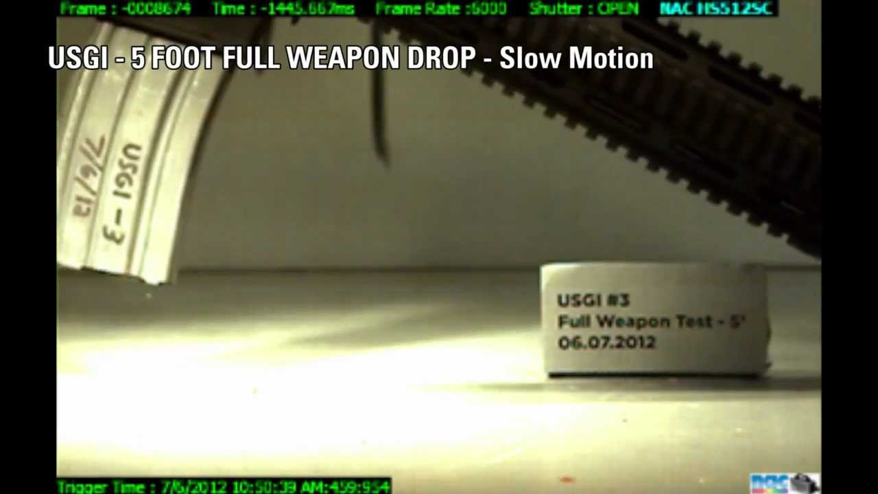 Full Weapon Drop Test - PMAG GEN M3/USGI Test Video Installment #5