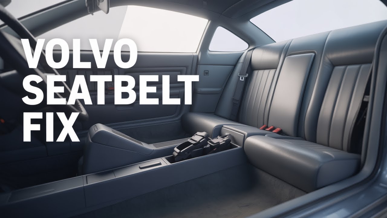 Expert Mechanic Reveals Hidden Volvo C70 Seat Belt Replacement Secrets