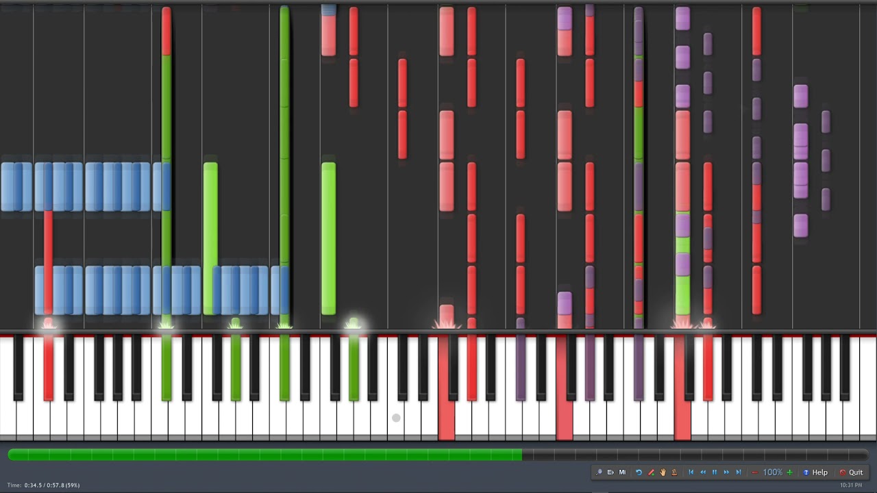 Jumper (Second Revised Edition) - Waterflame | Piano T̶u̶t̶o̶r̶i̶a̶l̶ | GGMIDI