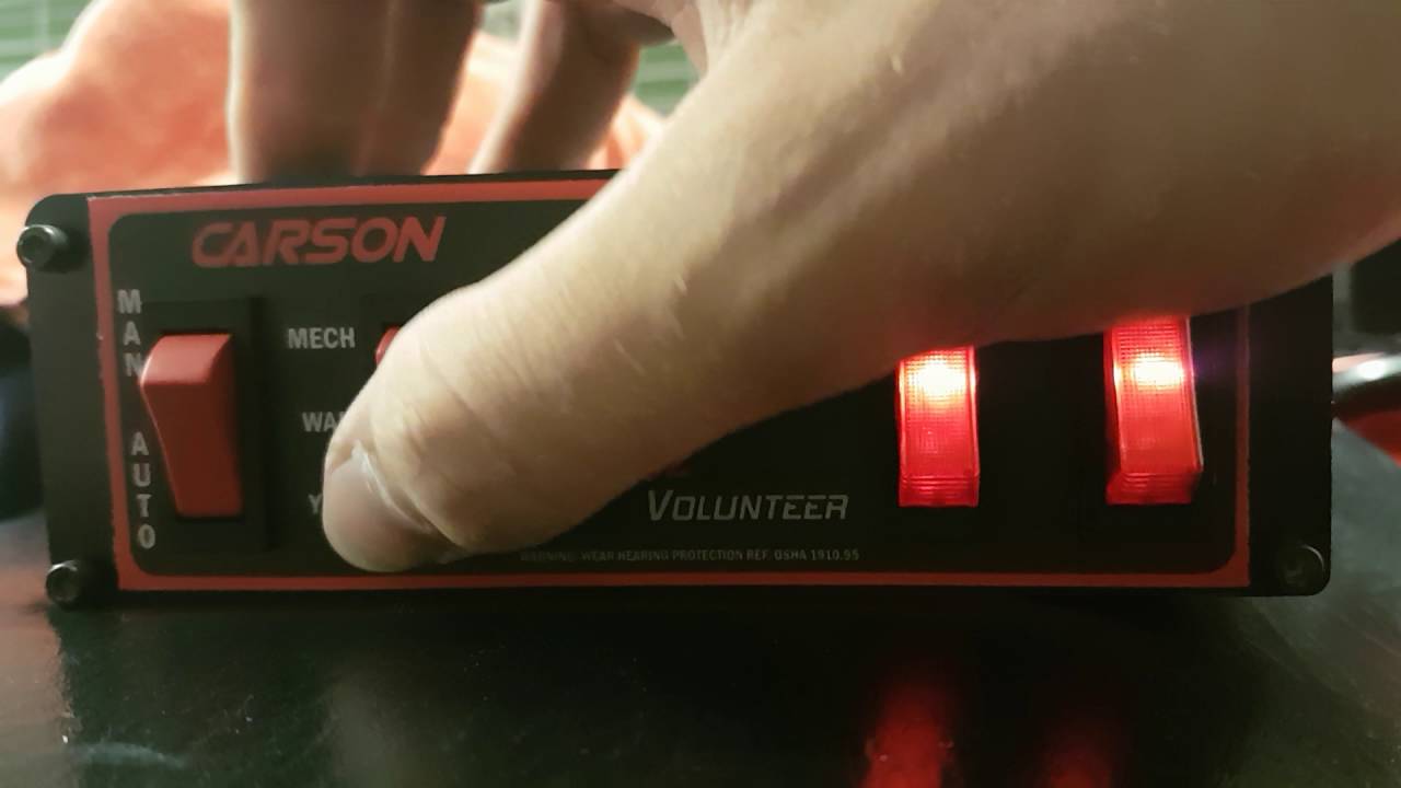 CARSON SC1002 SIREN -  FULL DEMO INCL MECHANICAL TONE