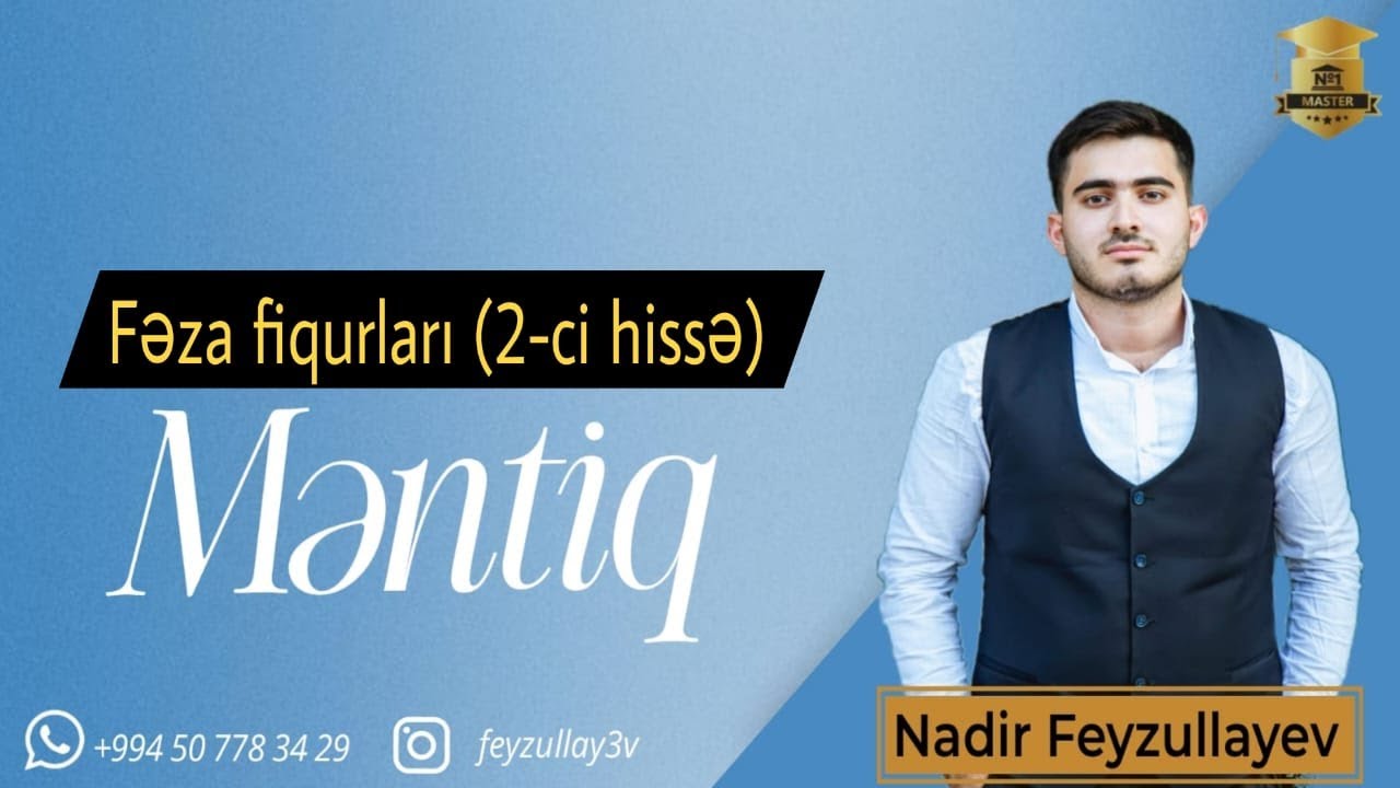 Fəza fiqurları (2 ci hissə) 