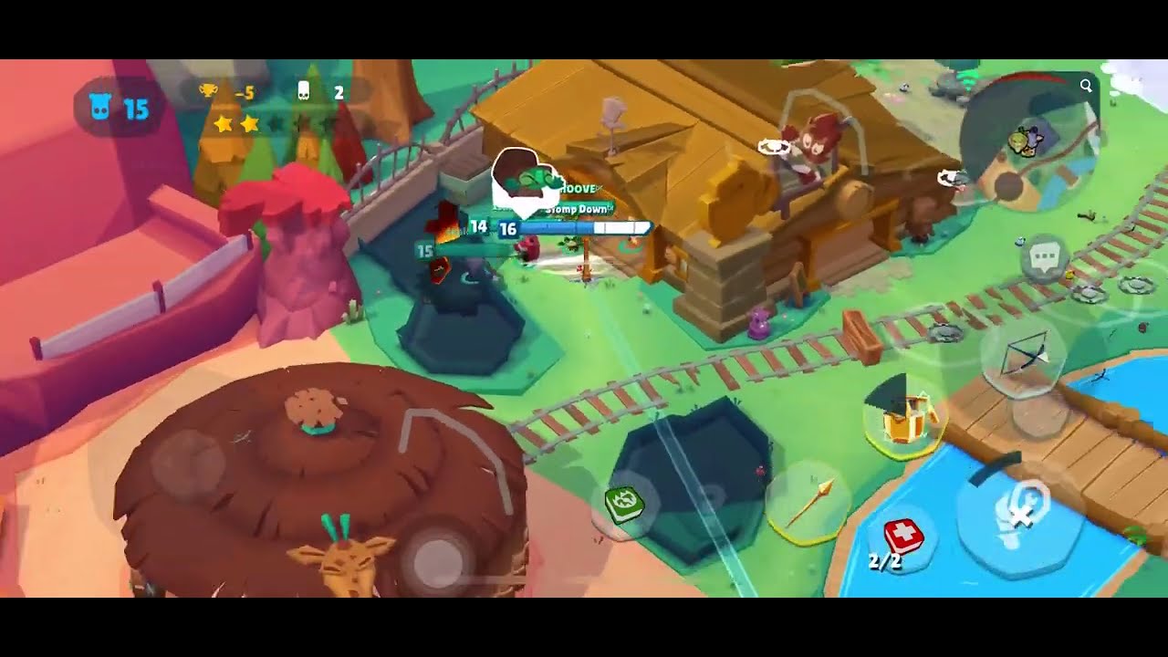 Zooba Football! Great Brawler defensive line to protect the Quarterback Sniper (Pepper)!