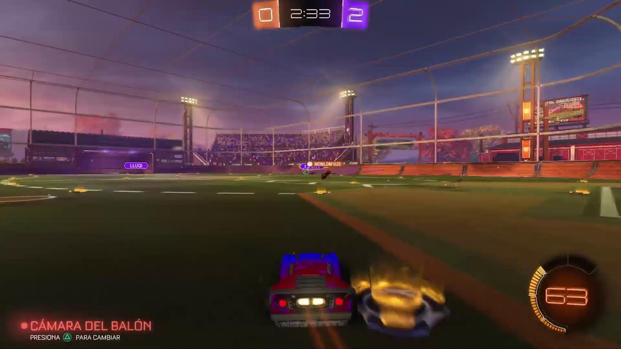 jugando rocket league