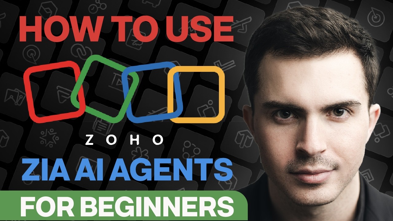 NEW! Zoho Zia AI Agent Studio FULL Overview & Tutorial for Beginners (2026)