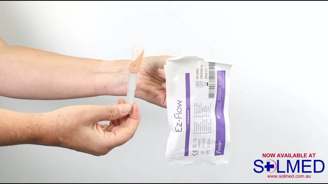 EZ-FLOW CATHETER VALVE - USAGE GUIDE - Solmed Pty Limited