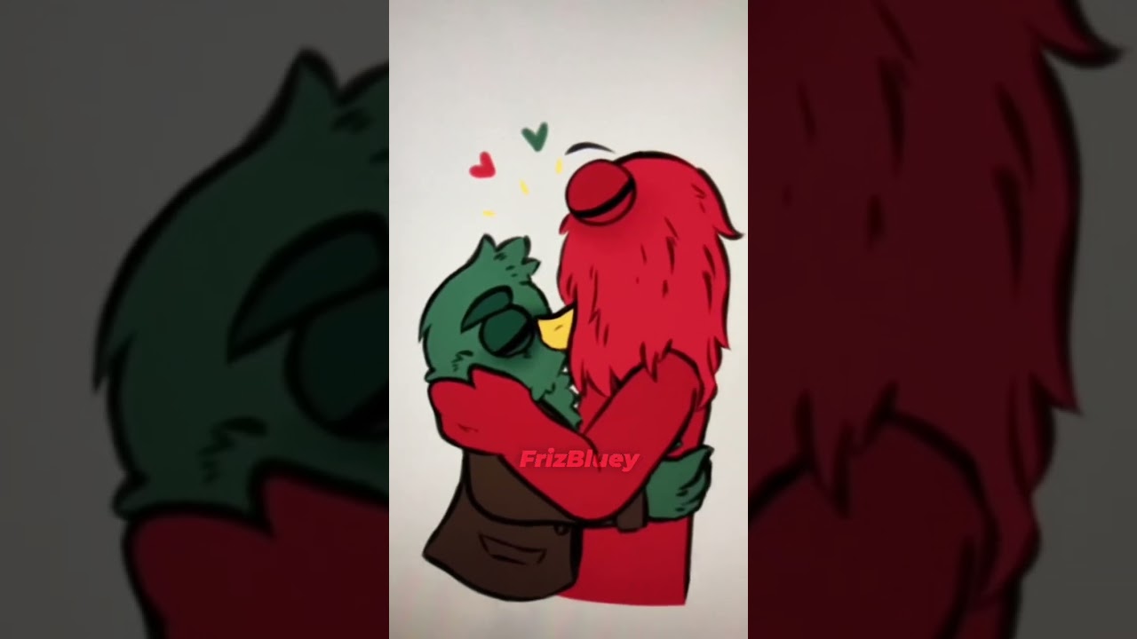 Don’t hug me I’m Scared || Red Guy x Duck Guy 