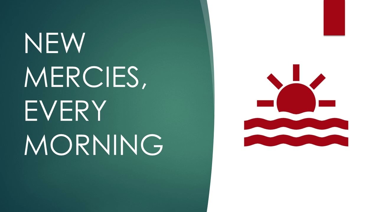 New Mercies, Every Morning - 26 January 2025 Geoff Morffew
