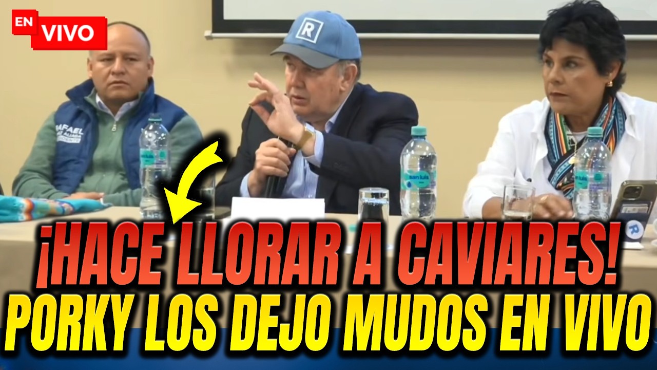 🐷 CONFERENCIA DE PRENSA en AREQUIPA con PORKY | RAFAEL LOPEZ ALIAGA en VIVO