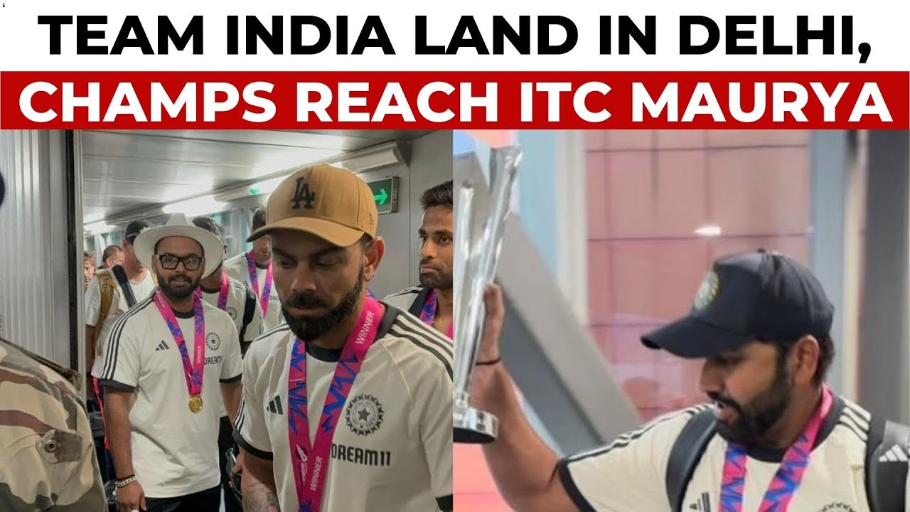 Team India Lands In Delhi After Winning T20 World Cup, Set To Meet PM Modi | India Today