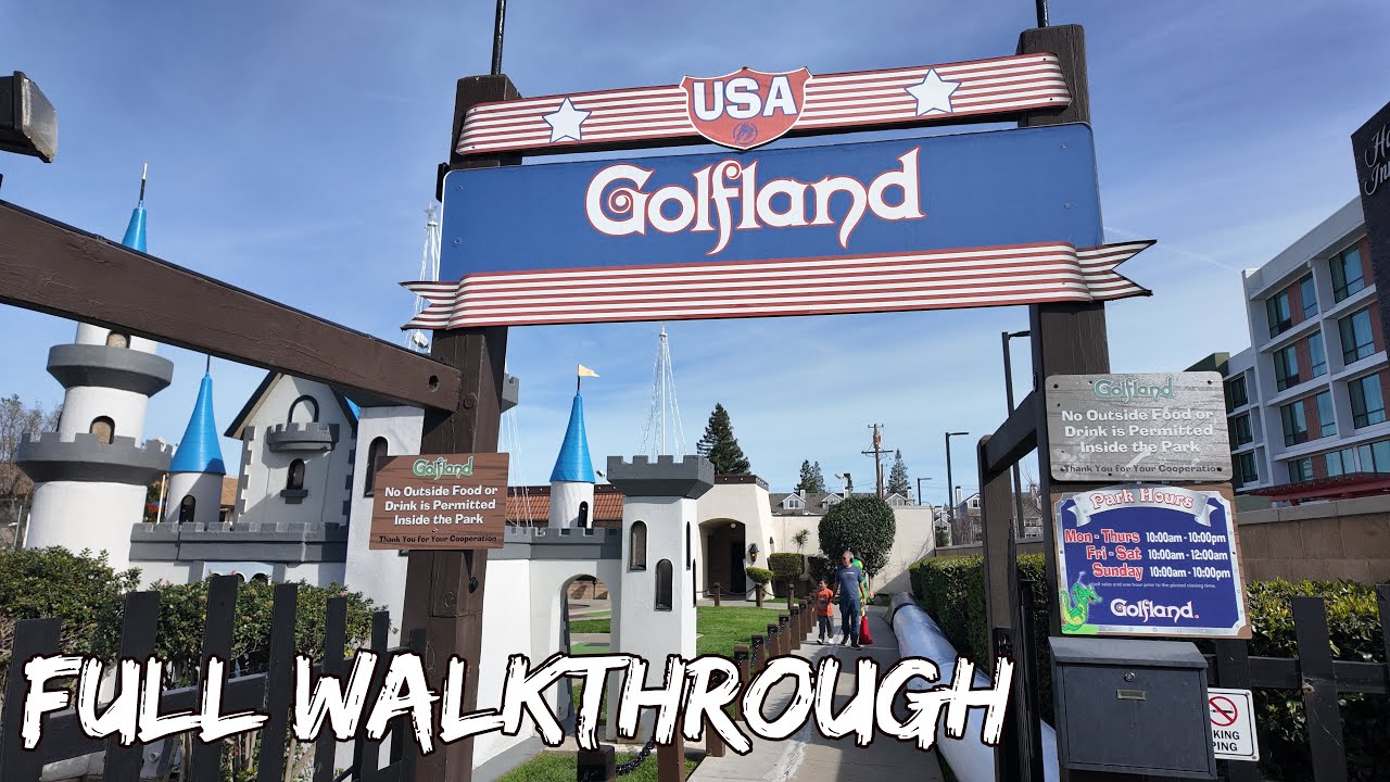 Golfland USA  2024 - 4k Walkthrough (Sunnyvale, CA)