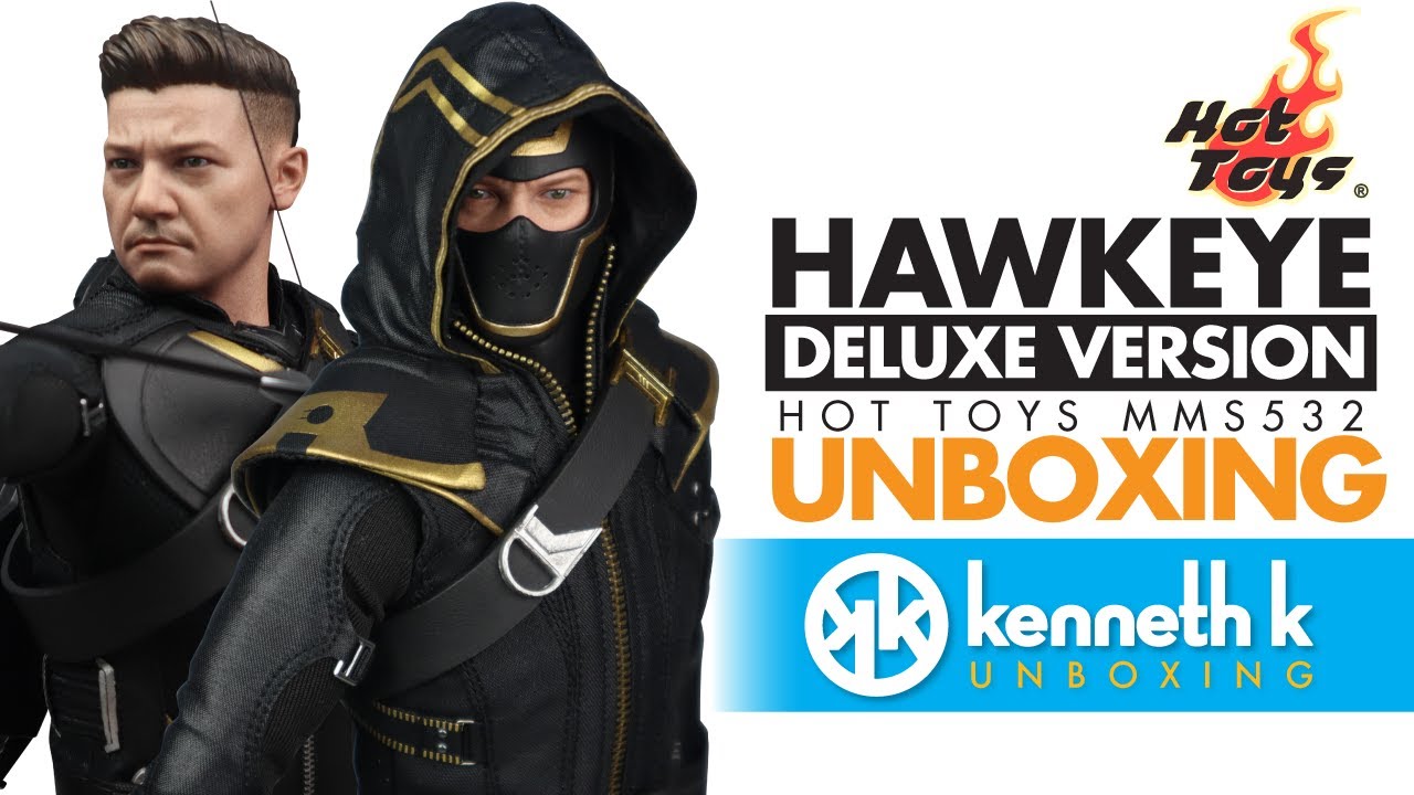 Unboxing Hot Toys [Hawkeye Deluxe Version - Ronin] HotToys MMS532 - Avengers Endgame Figures
